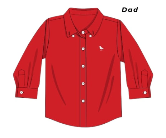 Wrapped in Bows: DAD Button-down Shirt