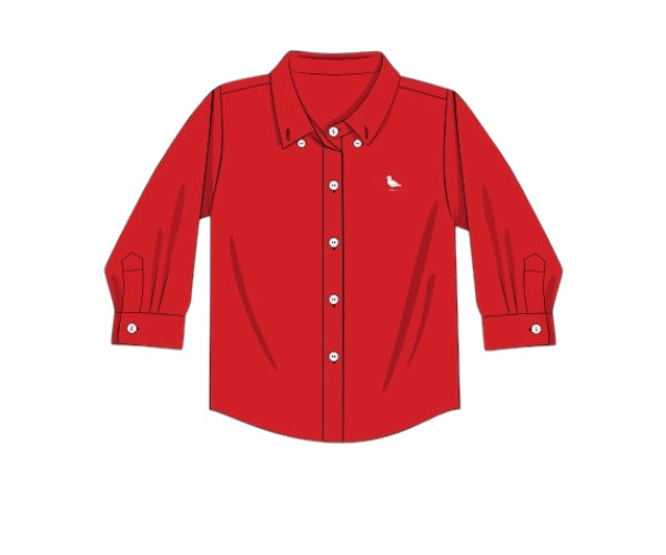 Wrapped in Bows: Boy Button-down Shirt