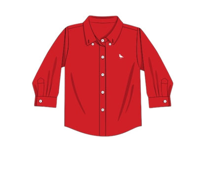 Wrapped in Bows: Boy Button-down Shirt