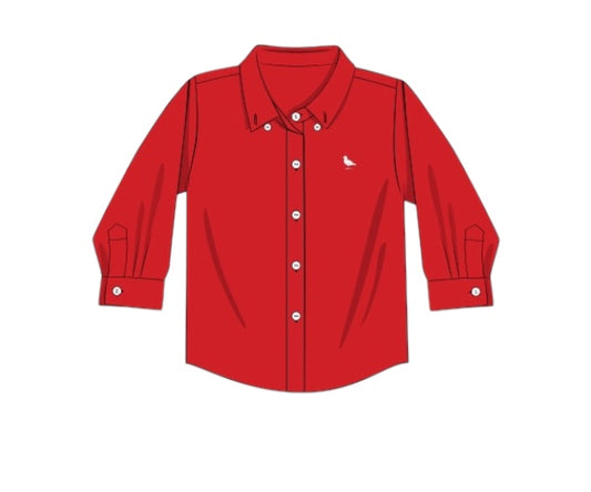 Wrapped in Bows: Boy Button-down Shirt