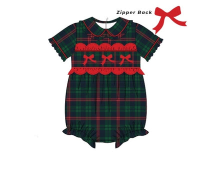 Holiday Heritage Plaid: Girl Bubble