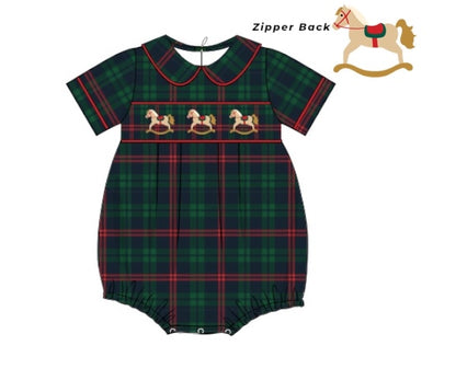 Holiday Heritage Plaid: Boy Bubble