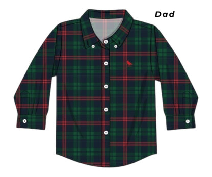 Holiday Heritage Plaid: DAD Button-down
