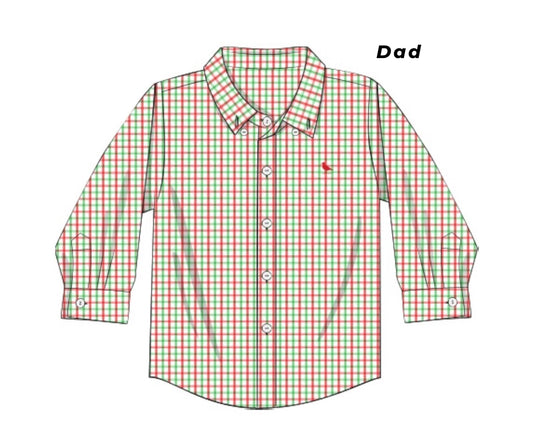 Yuletide Charm: DAD Button-Down