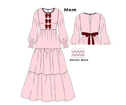 Hollyberry Velvet: MOM Dress