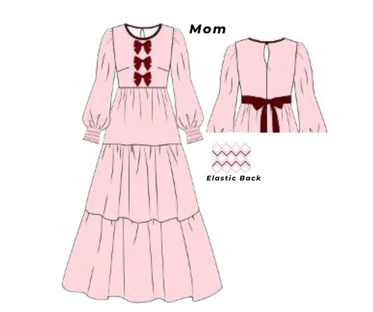 Hollyberry Velvet: MOM Dress