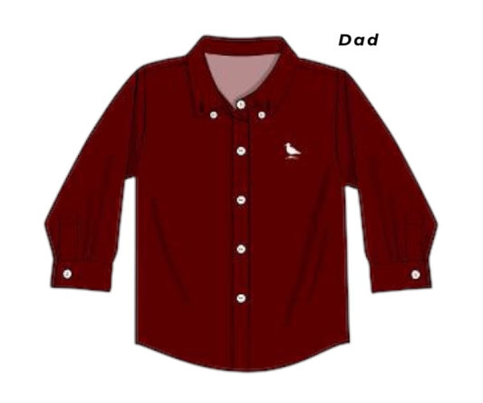 Hollyberry Velvet: DAD Button-Down