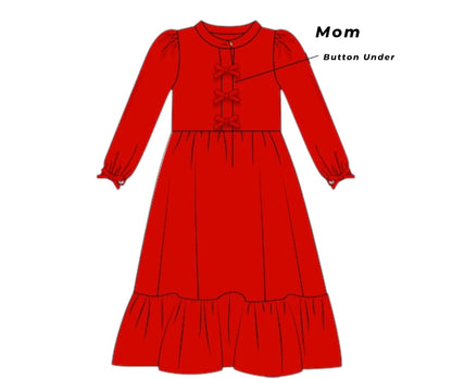 Yuletide Charm: MOM Dress