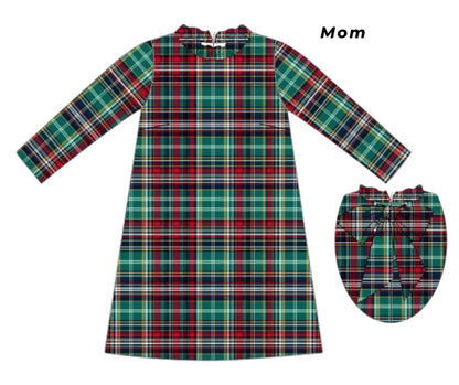 Tartan Tidings: MOM Dress