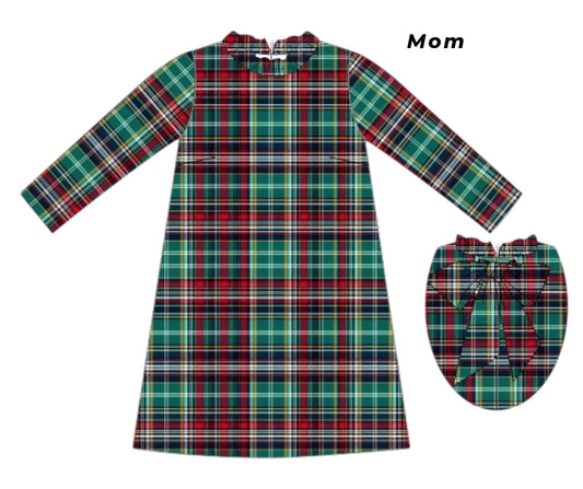 Tartan Tidings: MOM Dress
