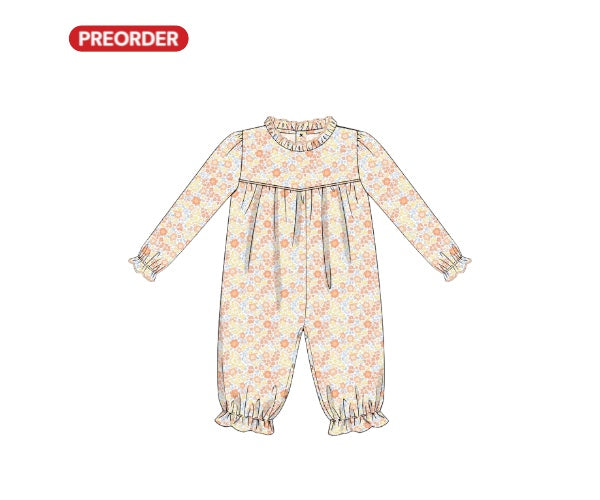 Autumn Meadows: Girl Long Romper