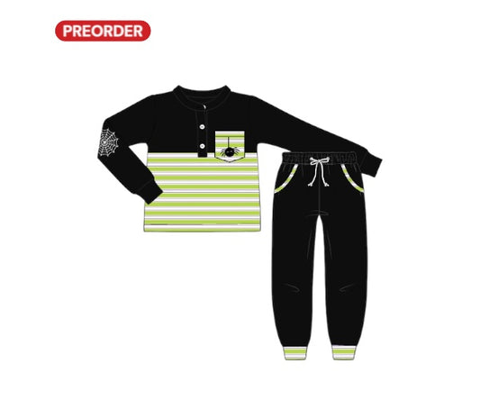 Spooky Cute Spiders: Boy Joggers Set