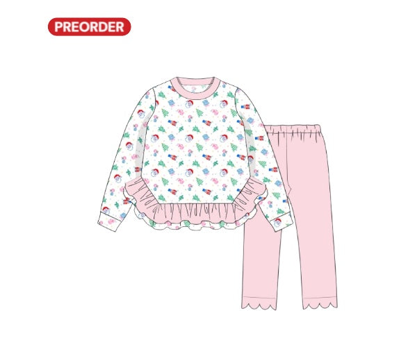 Confetti Christmas Cheer: Girl Pants Set
