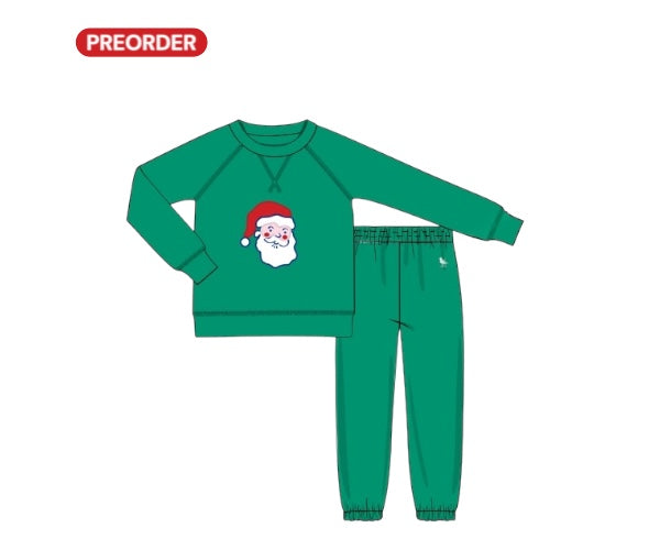 Confetti Christmas Cheer: Boy Joggers Set- Applique
