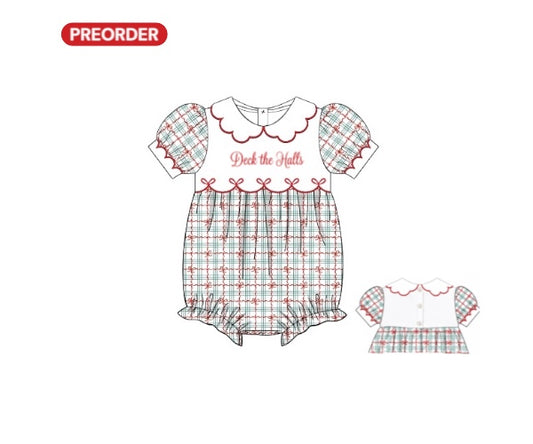 Wrapped in Bows: Custom Name Girl Bubble