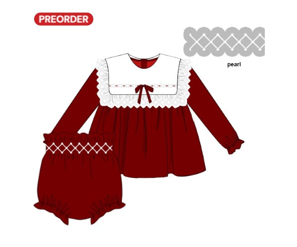 Velvet Classic: Girl Diaper Set