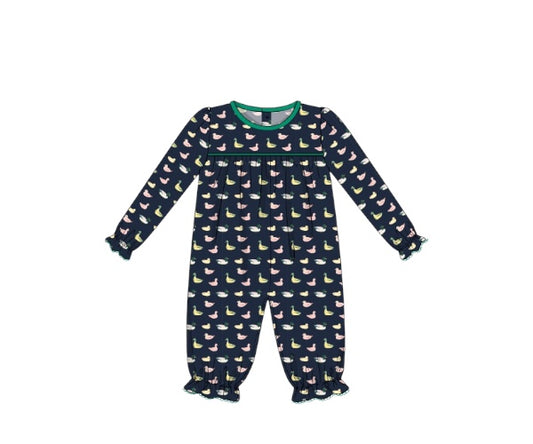 Puddle Parade: Girl Romper