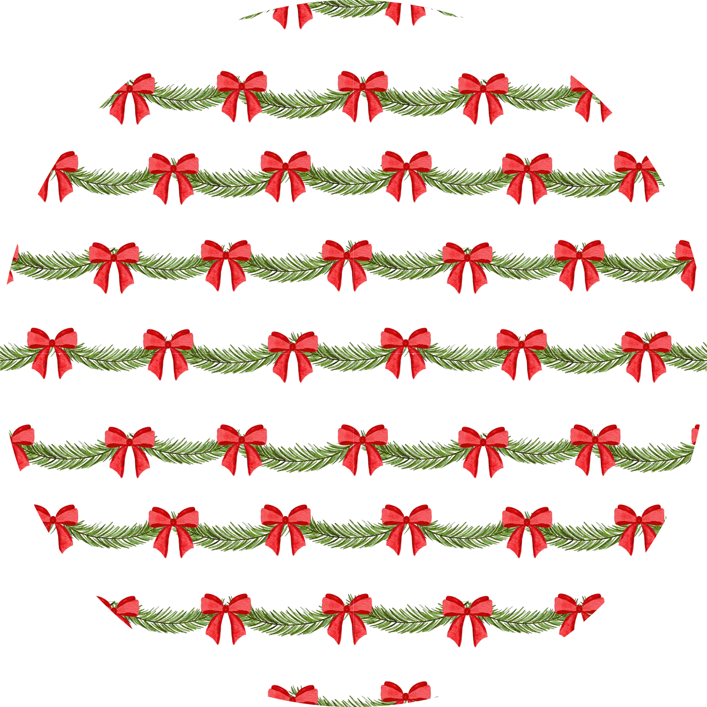 Preppy Christmas Garland - Dana’s Bloomer Set