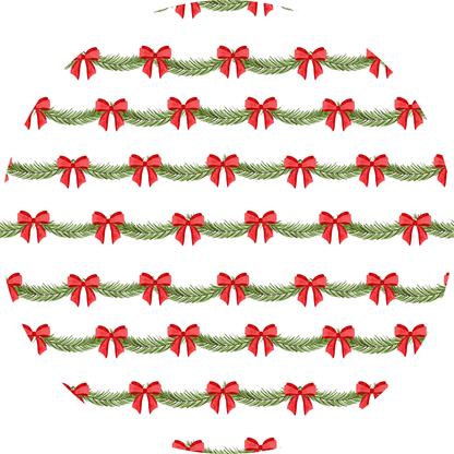 Preppy Christmas Garland - Dana’s Bloomer Set