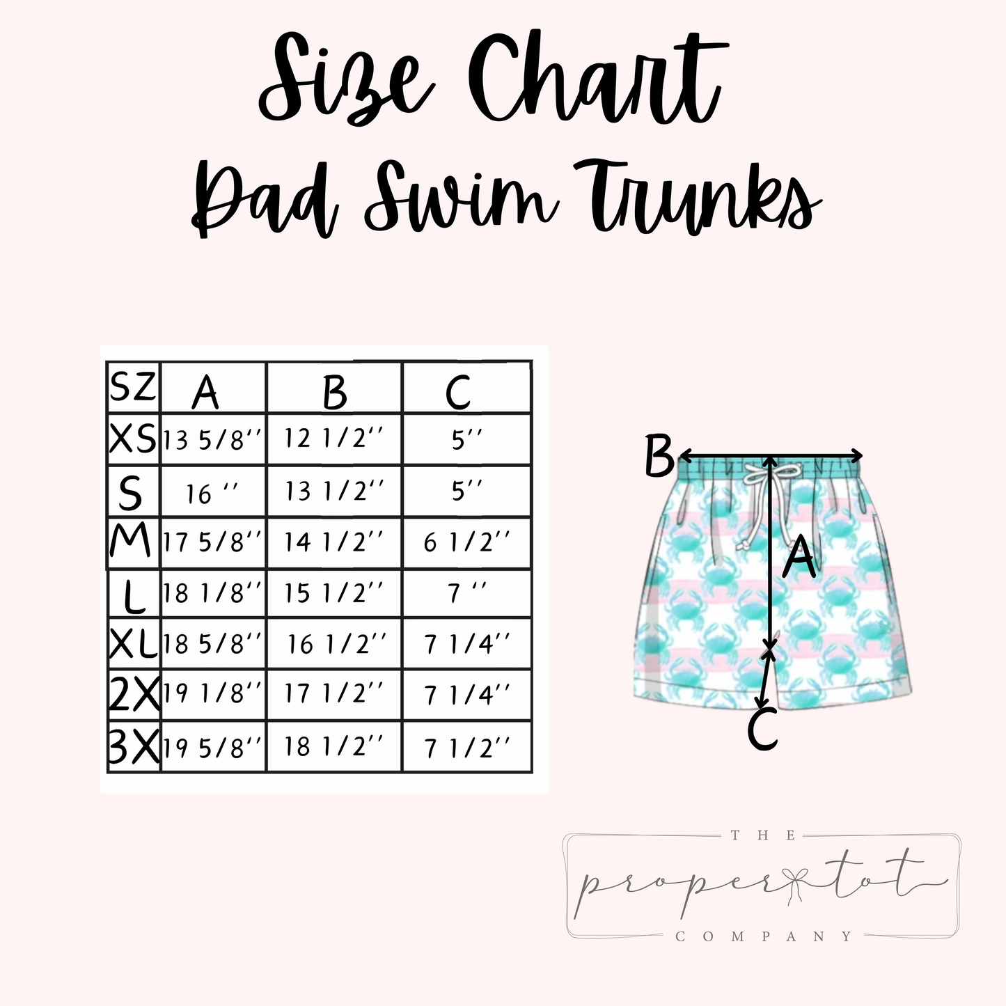 Parton’s Garden - DAD - Swim Trunks