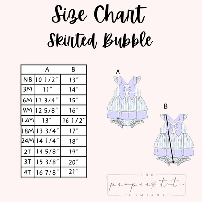 Candy Cane Lane PO16: Girl’s Smocked  Skirted Bubble