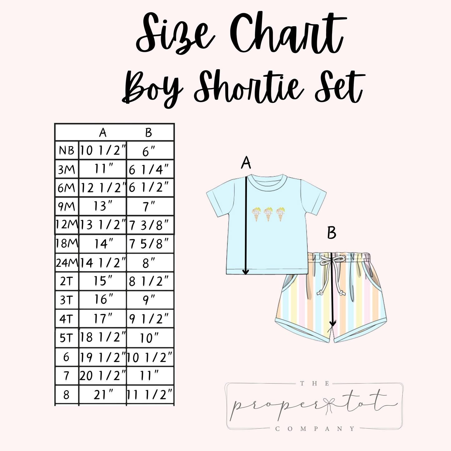 Hattie’s Fishes - Saylor’s Pocket Tee And Proper Prep Shortie Set