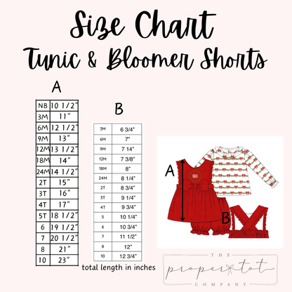 Preppy Christmas Garland - Dana’s Bloomer Set