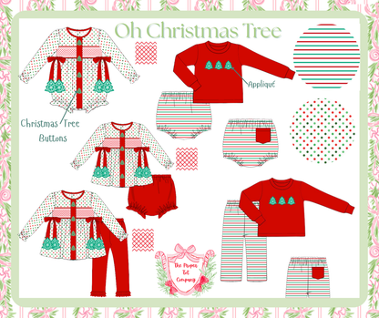 Oh, Christmas Tree - Stella’s Smocked Bubble