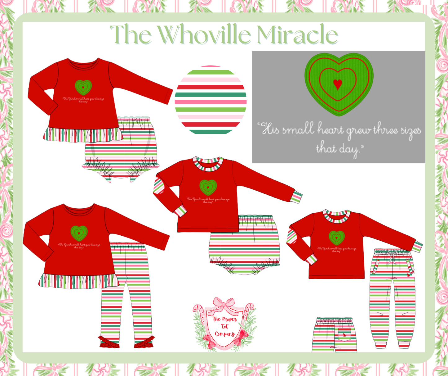 The Whoville Miracle - Amy’s Ruffled Leggings Set