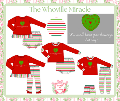 The Whoville Miracle - Amy’s Ruffled Leggings Set