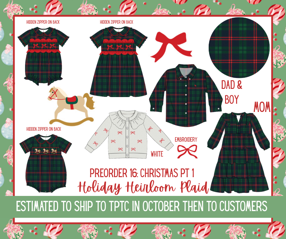 Holiday Heritage Plaid: Boy Bubble