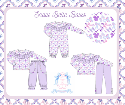 Snow Belle Bows - Hayden’s Quarter-Zip