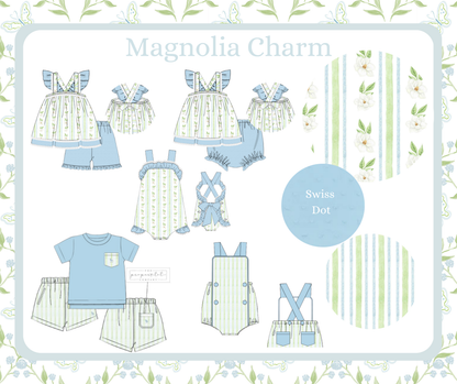 Magnolia Charm - Libby Claire Sunsuit