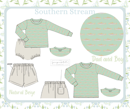 Southern Stream - Saylor’s Diaper Set