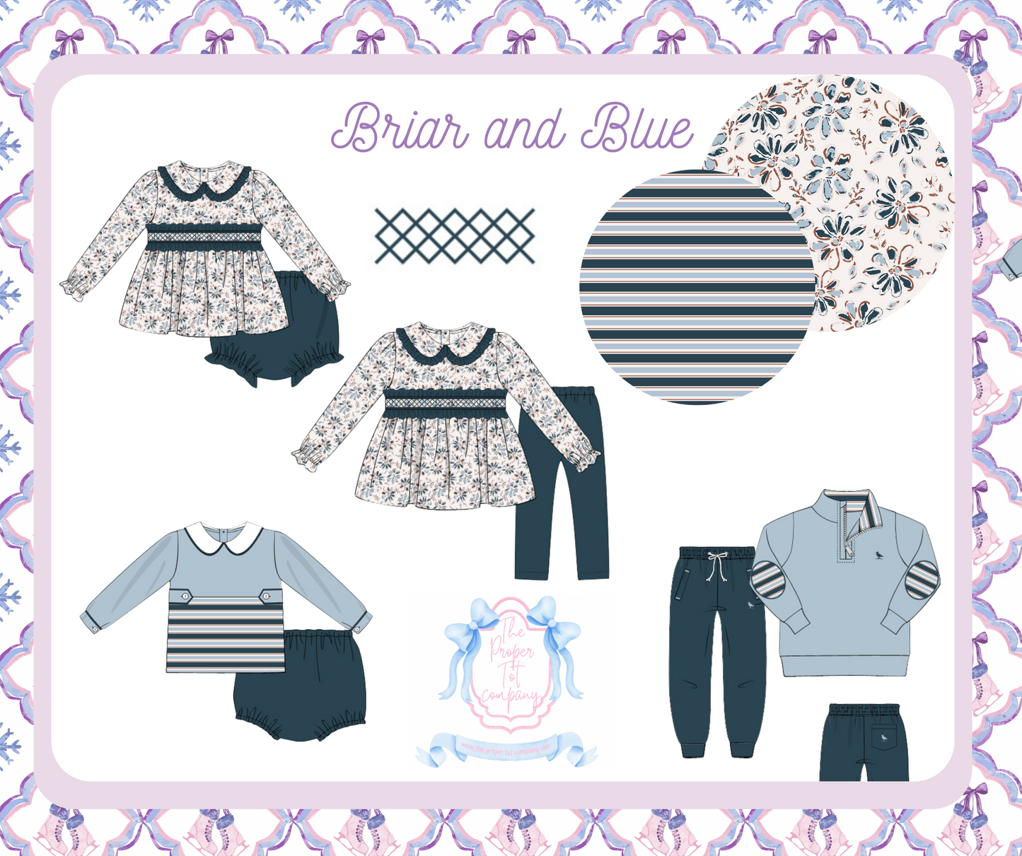 Briar and Blue - Benton Smocked Tunic Leggings Set