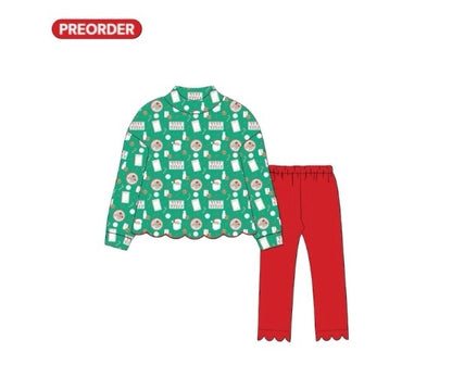 Dear Santa: Girl’s Legging Set