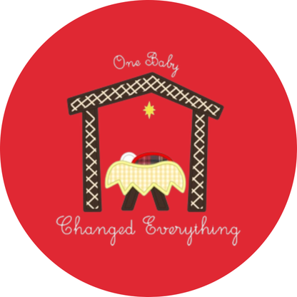 One Baby Changed Everything - Saylor’s Appliqué Long Sleeve Tee- Girl